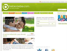 Tablet Screenshot of bebe-bebe.com